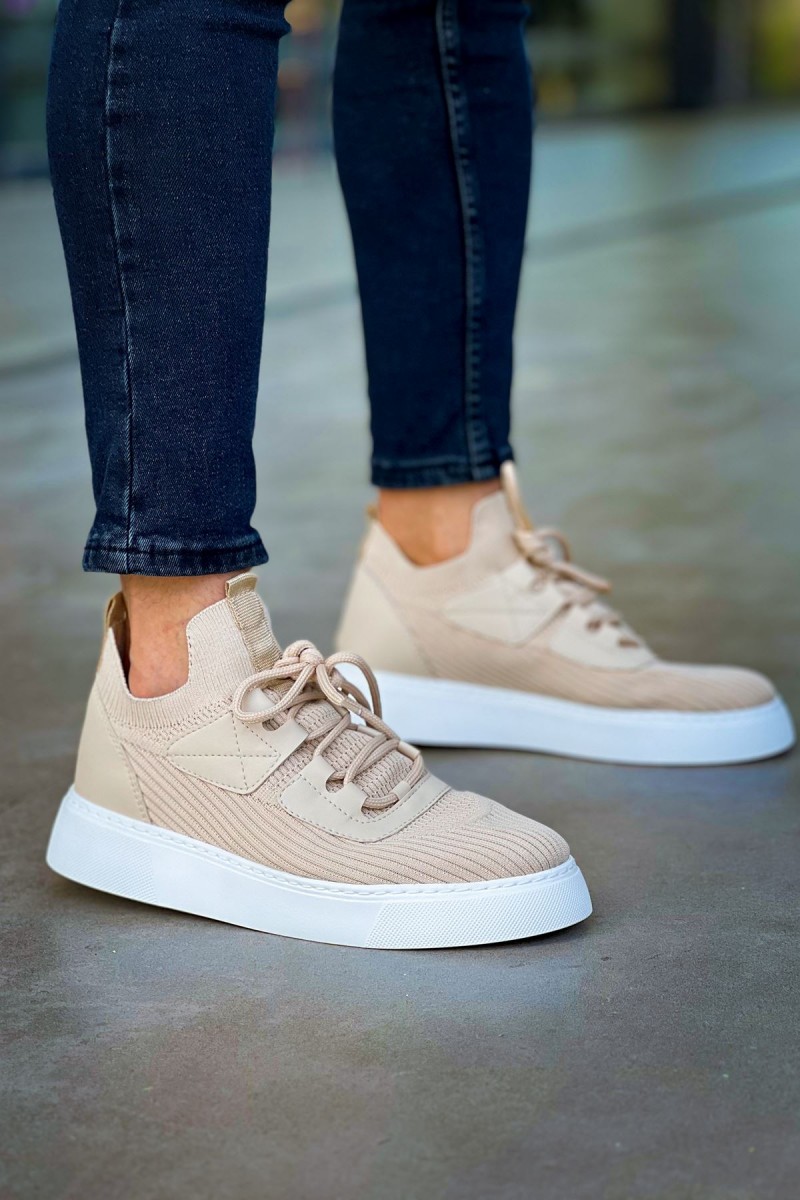 Mens Sneakers - Beige - 2425