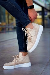 Mens Sneakers - Beige - 2425