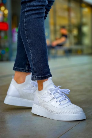 Mens Sneakers - White - 2425