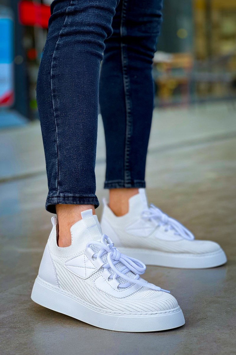 Mens Sneakers - White - 2425