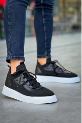 Mens Sneakers - Black White - 2425
