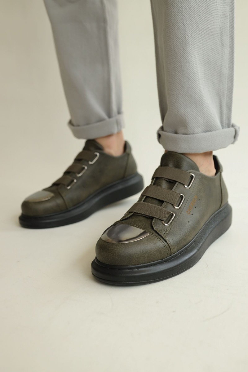 Mens Sneakers - Black Khaki - 251