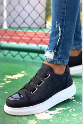 Mens Sneakers - Black White - 251