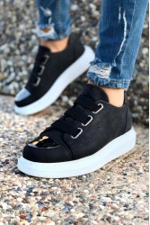 Mens Sneakers - Black White - 251