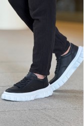 Mens Sneakers - Black -White - 2515