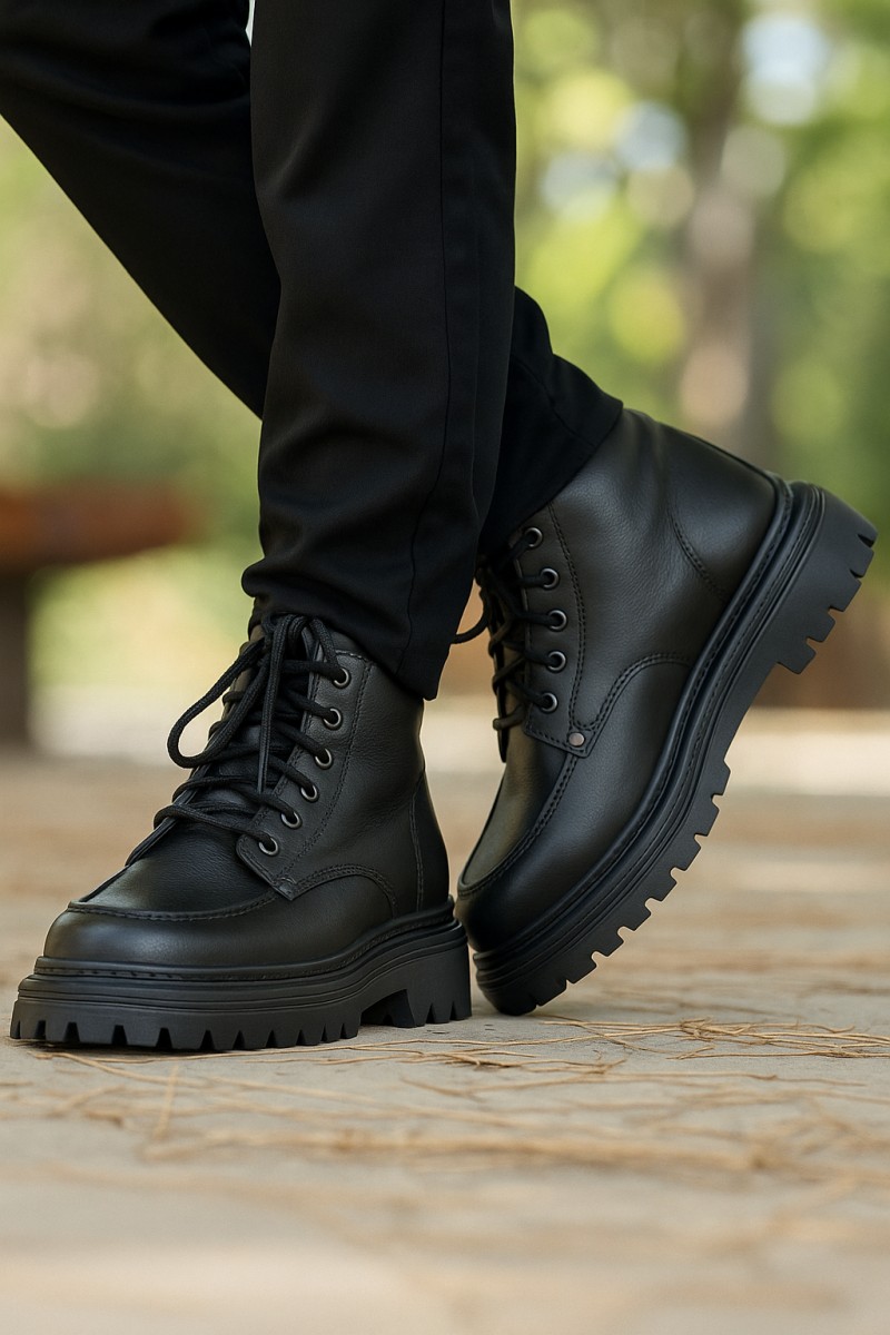 Mens Boots - Black - 2529