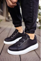 Mens Sneakers - Black White - 253