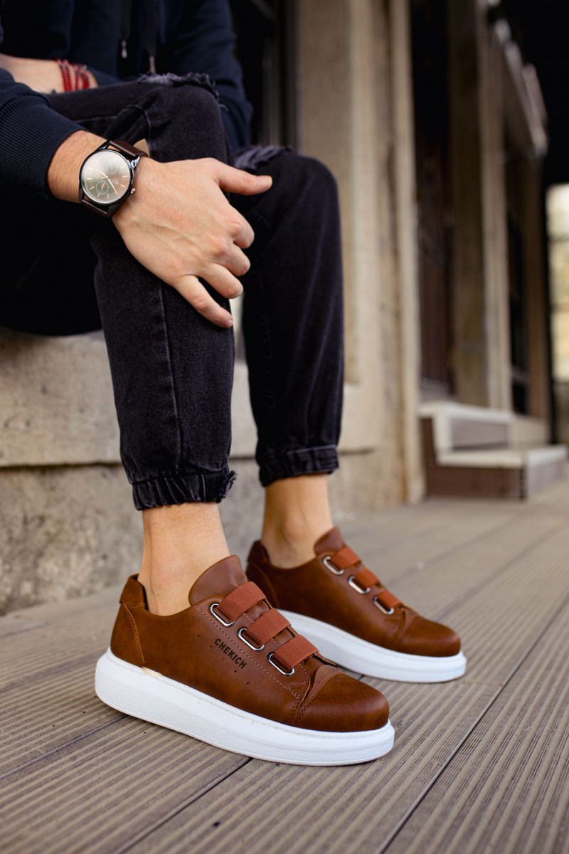 Mens Sneakers - Tan - 253