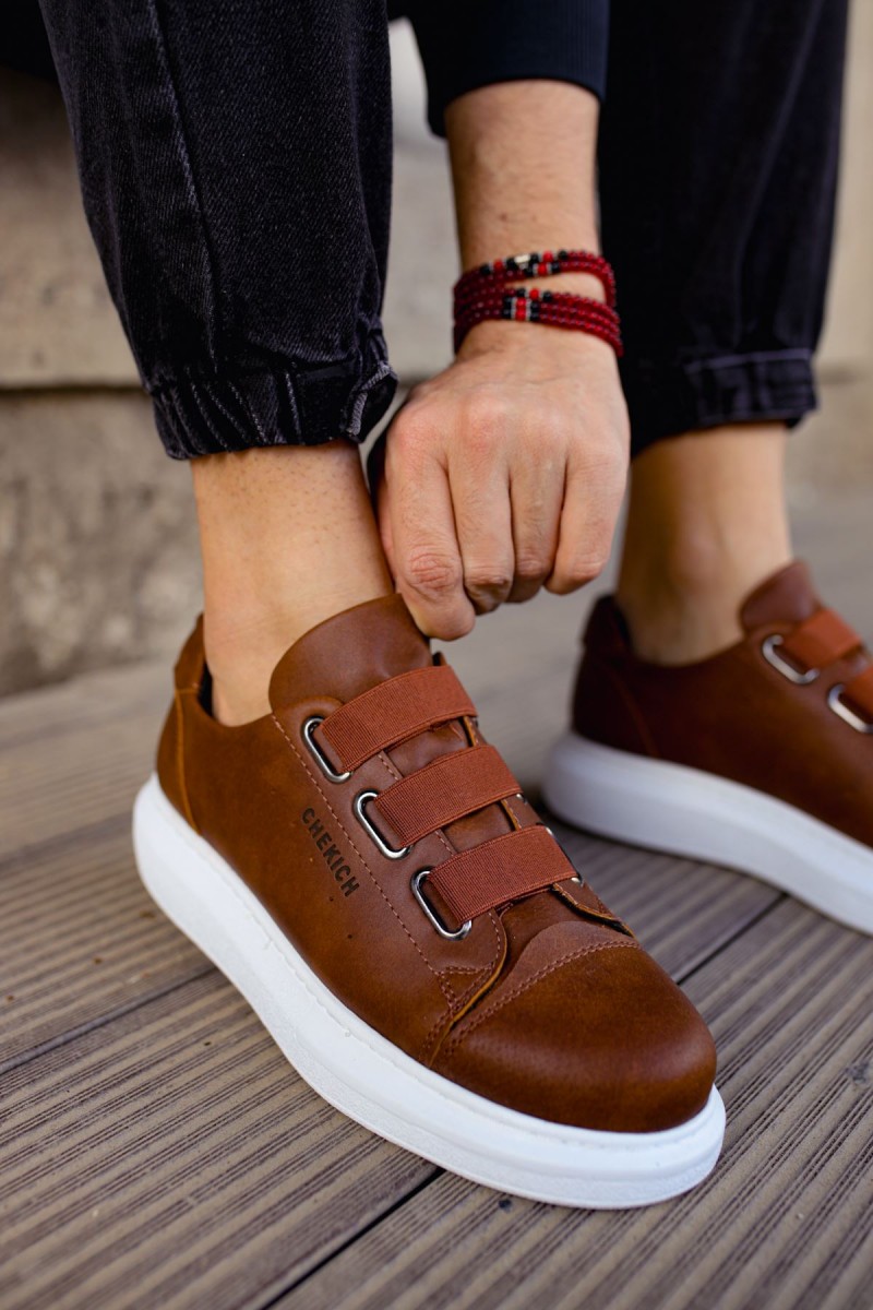 Mens Sneakers - Tan - 253