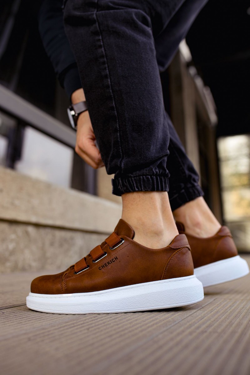 Mens Sneakers - Tan - 253