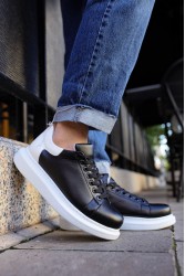 Mens Sneakers - Black White 2 - Apollo