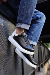 Mens Sneakers - Black White 2 - Apollo