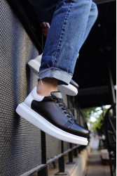 Mens Sneakers - Black White 2 - Apollo