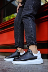Mens Sneakers - Black White 2 - Apollo