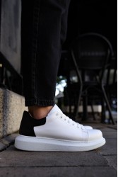 Mens Sneakers - White Black - Apollo