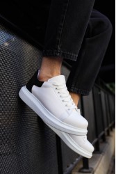 Mens Sneakers - White Black - Apollo