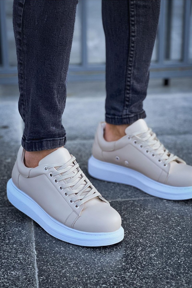 Mens Sneakers - Beige - Apollo