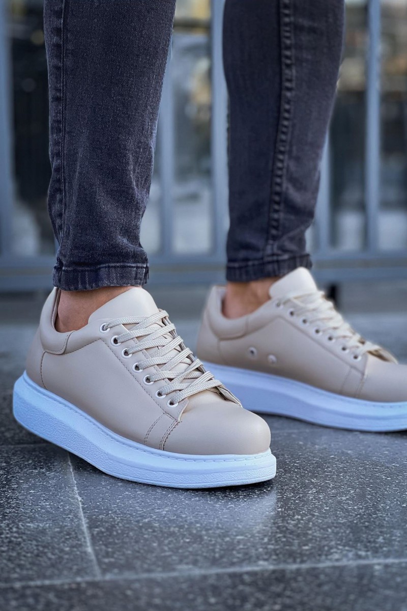 Mens Sneakers - Beige - Apollo