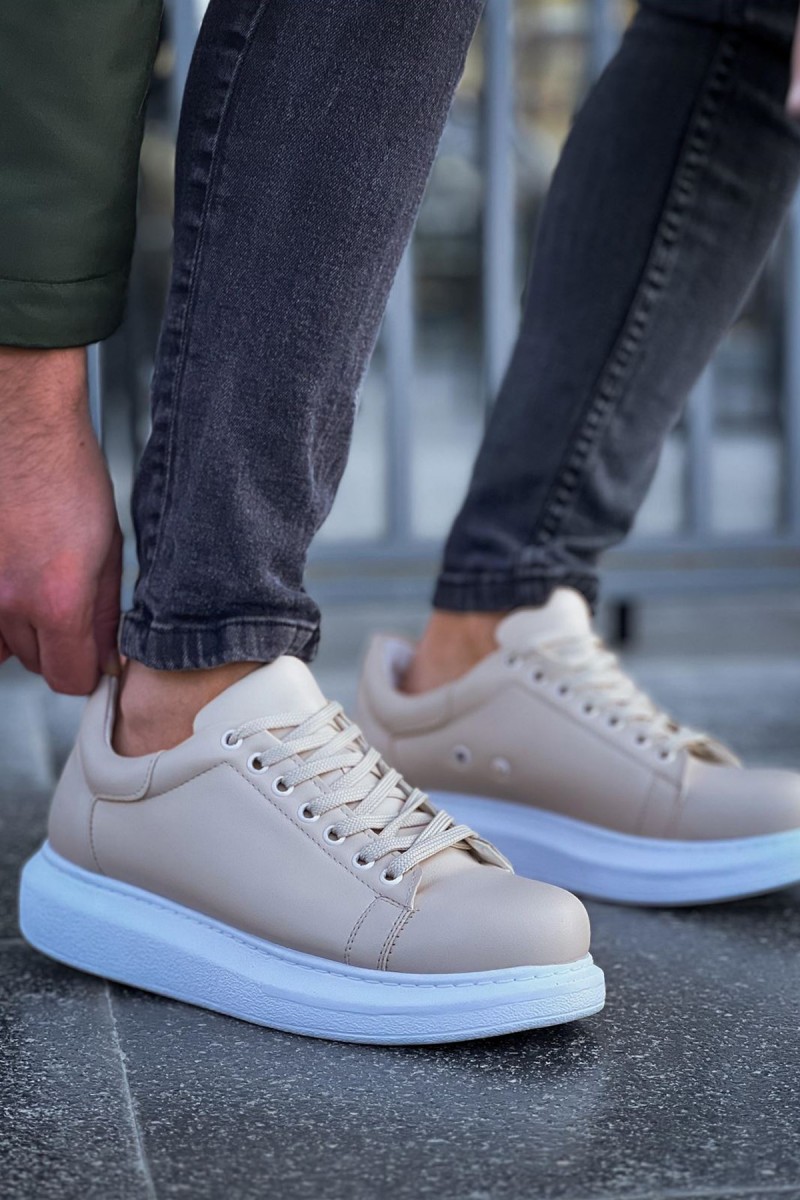 Mens Sneakers - Beige - Apollo
