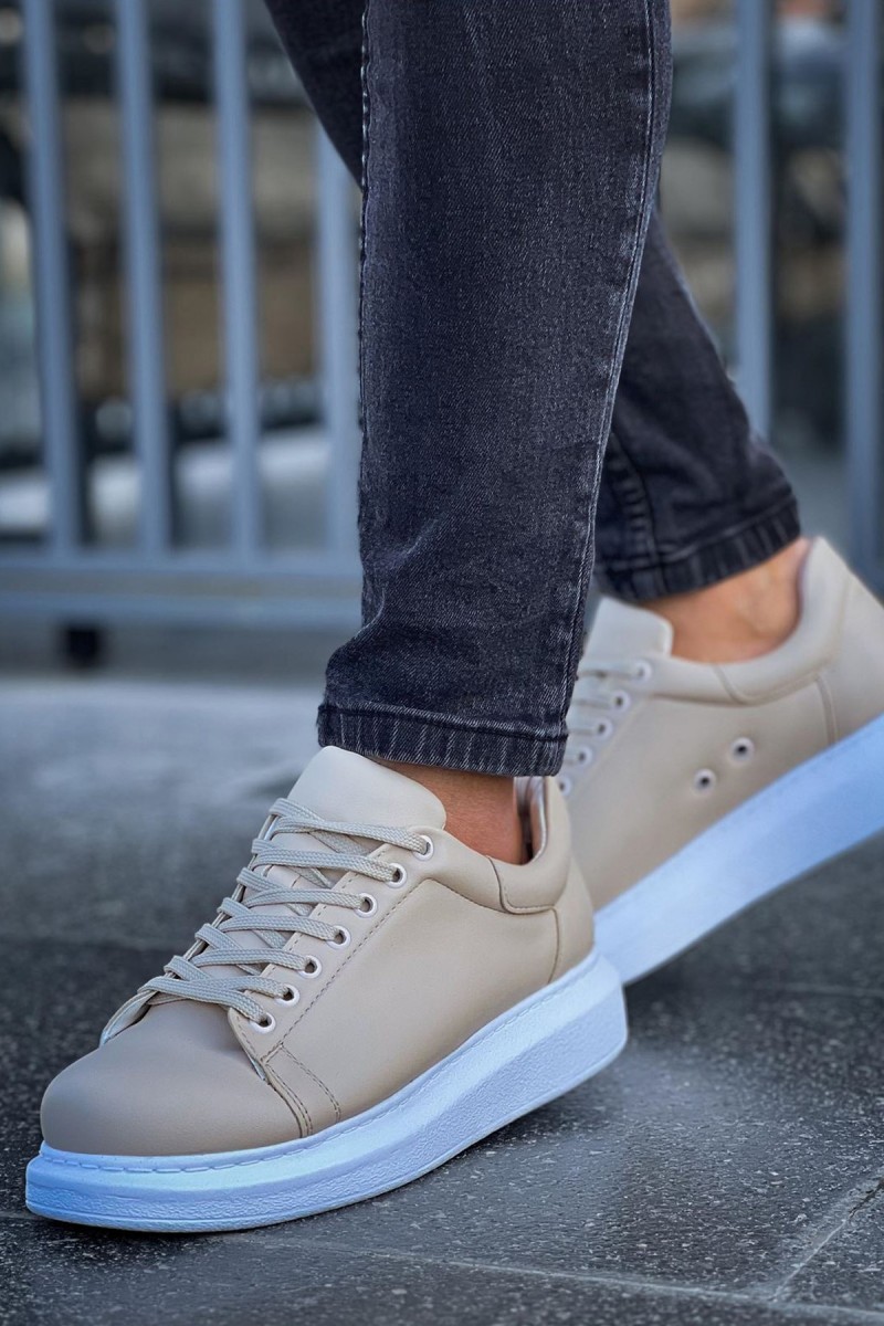Mens Sneakers - Beige - Apollo
