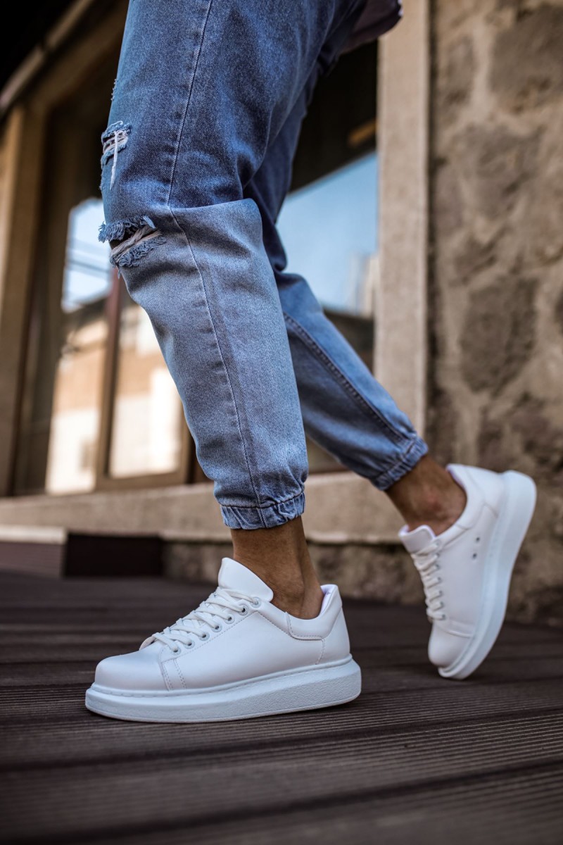 Mens Sneakers - White - Apollo