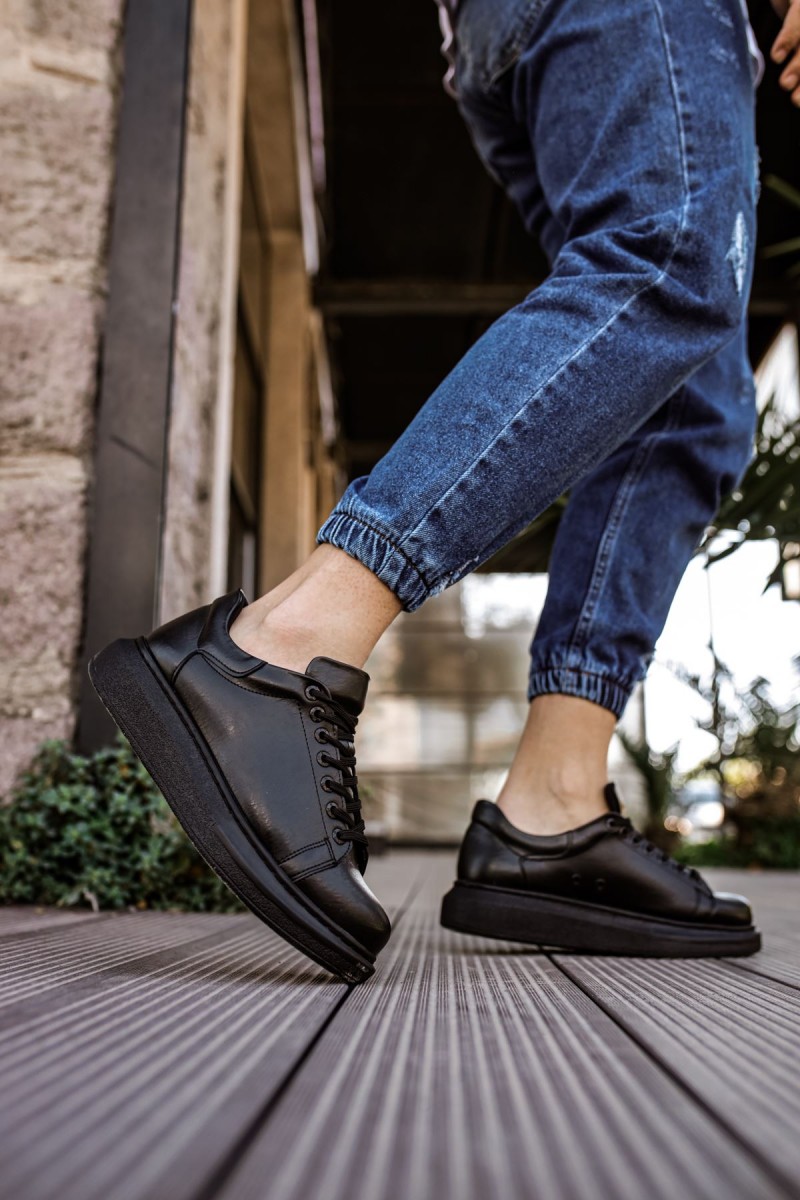 Mens Sneakers - Black - Apollo