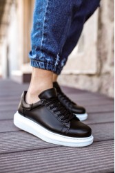 Mens Sneakers - Black White - Apollo