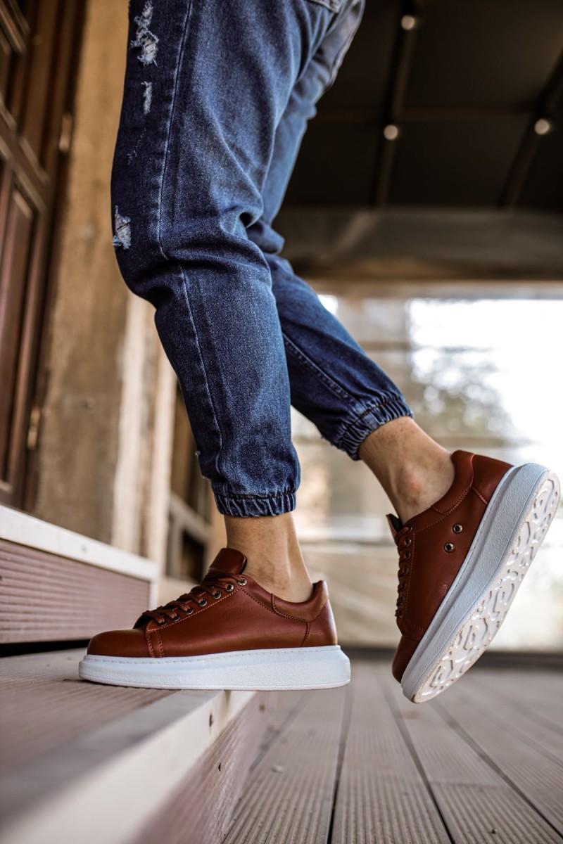 Mens Sneakers - Tan - Apollo