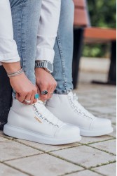 Men’s Boots - White - Enzo