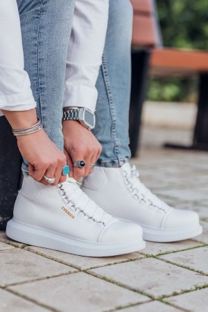 Men’s Boots - White - Enzo