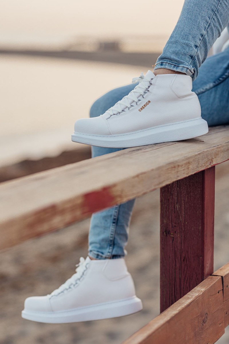 Men’s Boots - White - Enzo