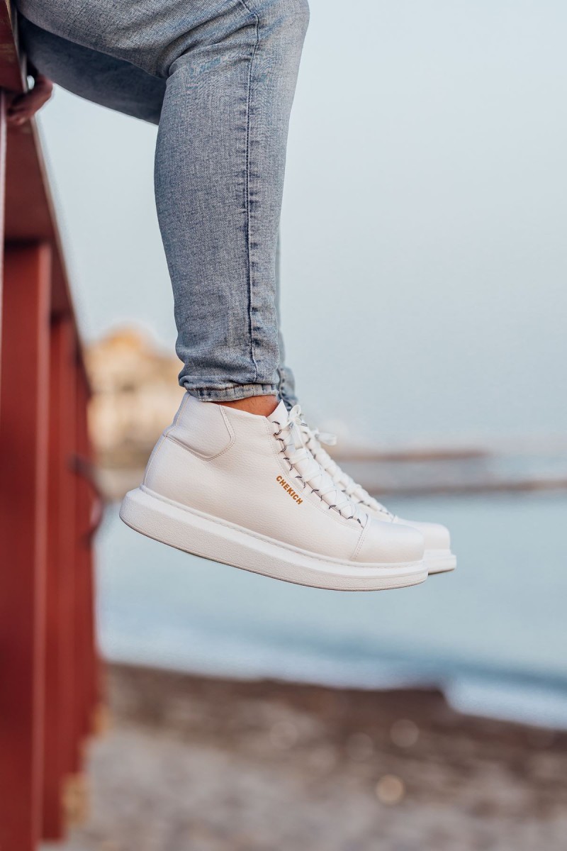 Men’s Boots - White - Enzo