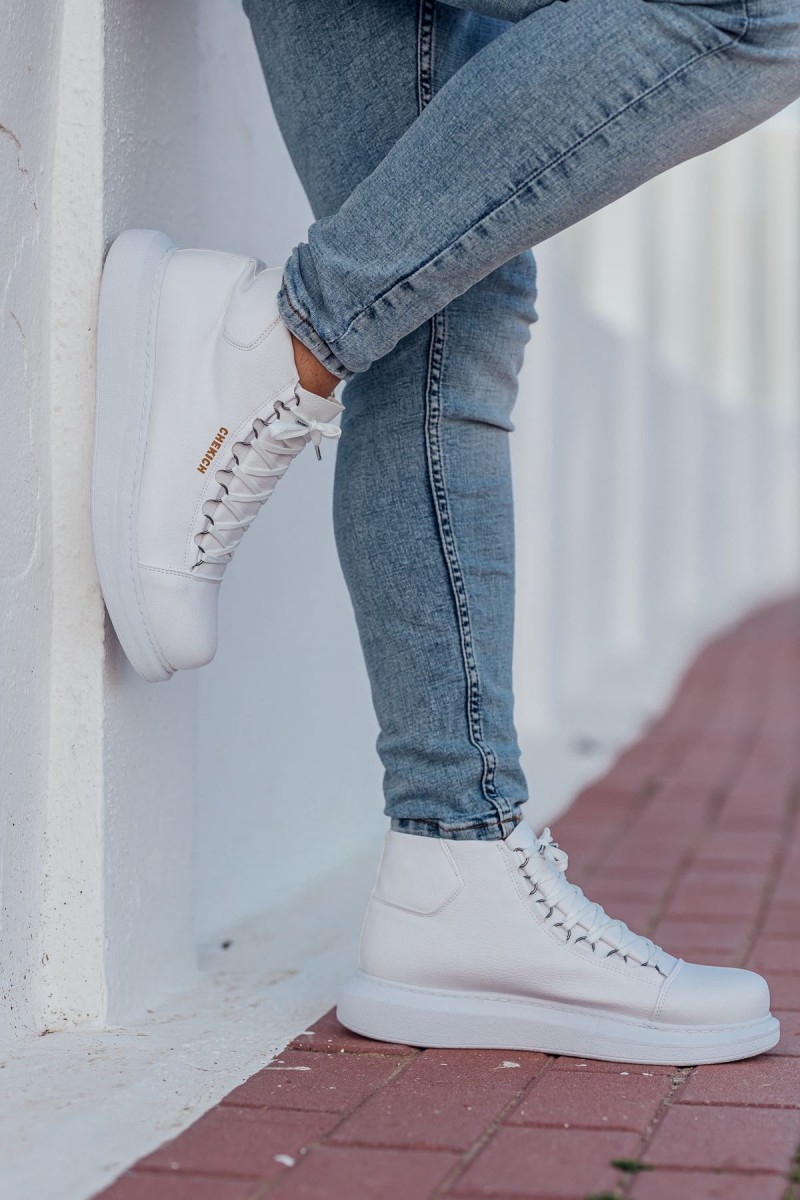 Men’s Boots - White - Enzo