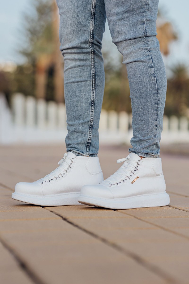 Men’s Boots - White - Enzo