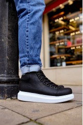Men’s Boots - Black White - Enzo
