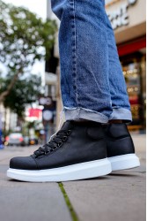 Men’s Boots - Black White - Enzo
