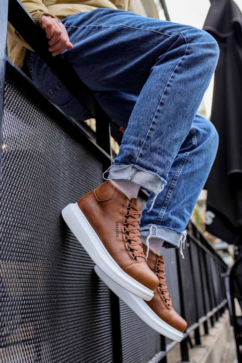 Men’s Boots - Tan - Enzo