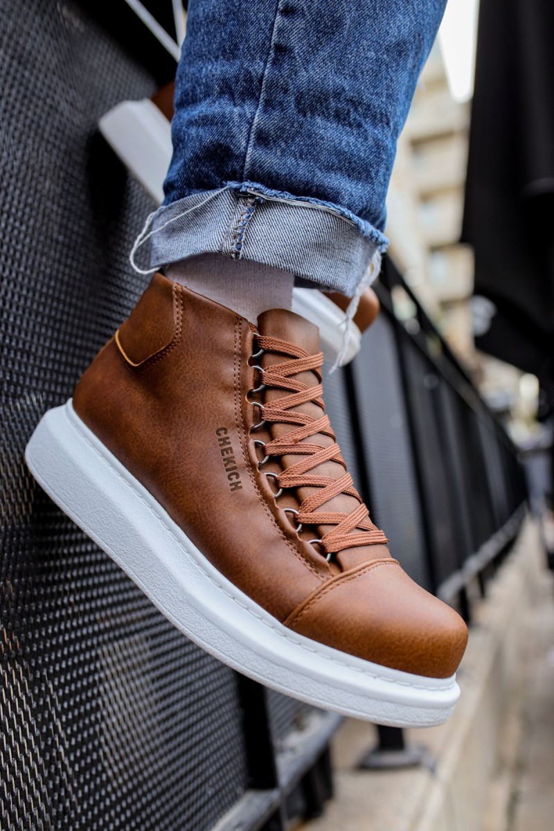 Men’s Boots - Tan - Enzo