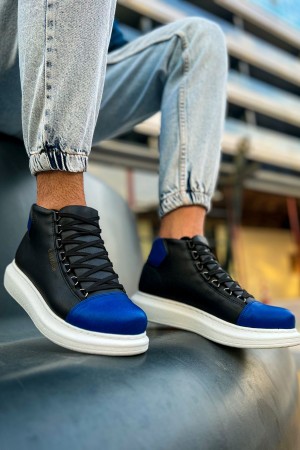 Men’s Boots - Black Blue - Enzo