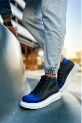 Men’s Boots - Black Blue - Enzo
