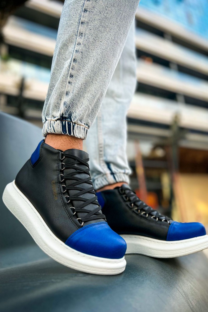 Men’s Boots - Black Blue - Enzo
