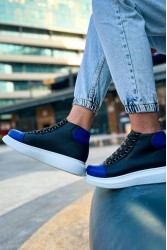 Men’s Boots - Black Blue - Enzo