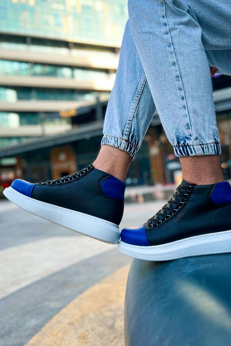 Men’s Boots - Black Blue - Enzo