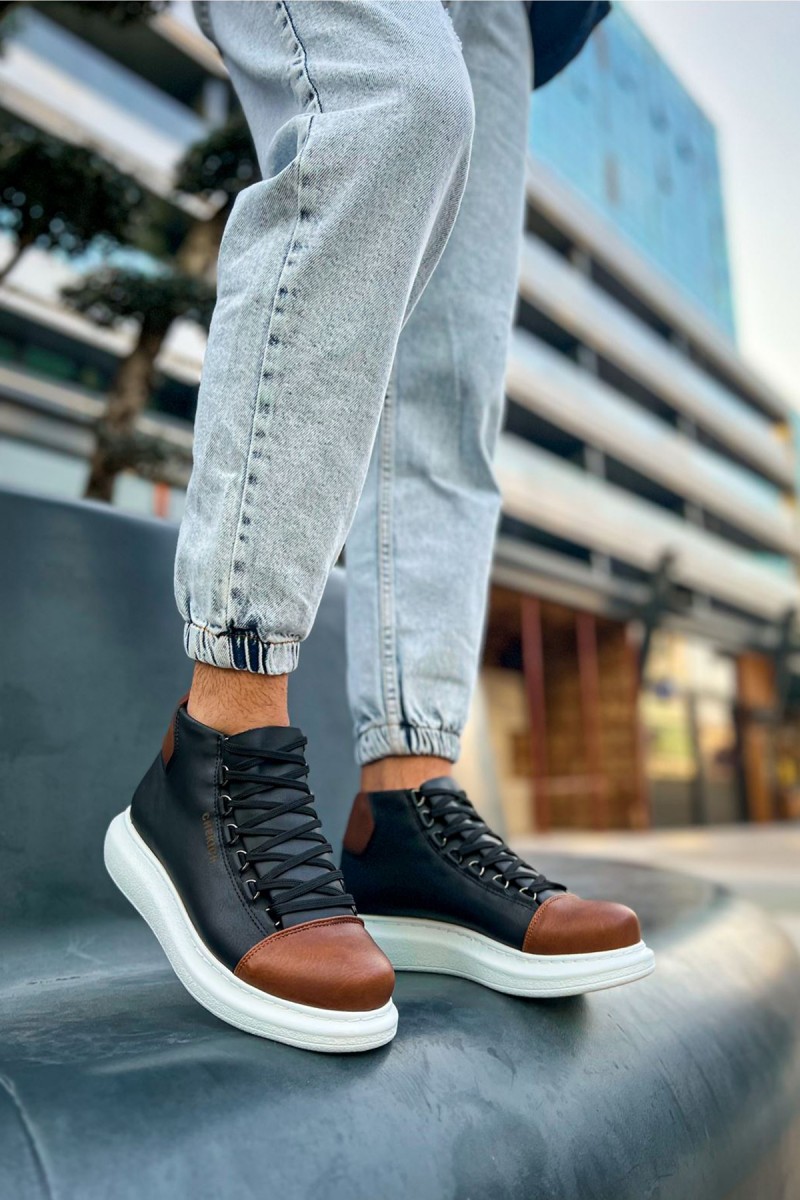Men’s Boots - Black Tan - Enzo