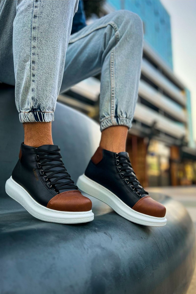 Men’s Boots - Black Tan - Enzo