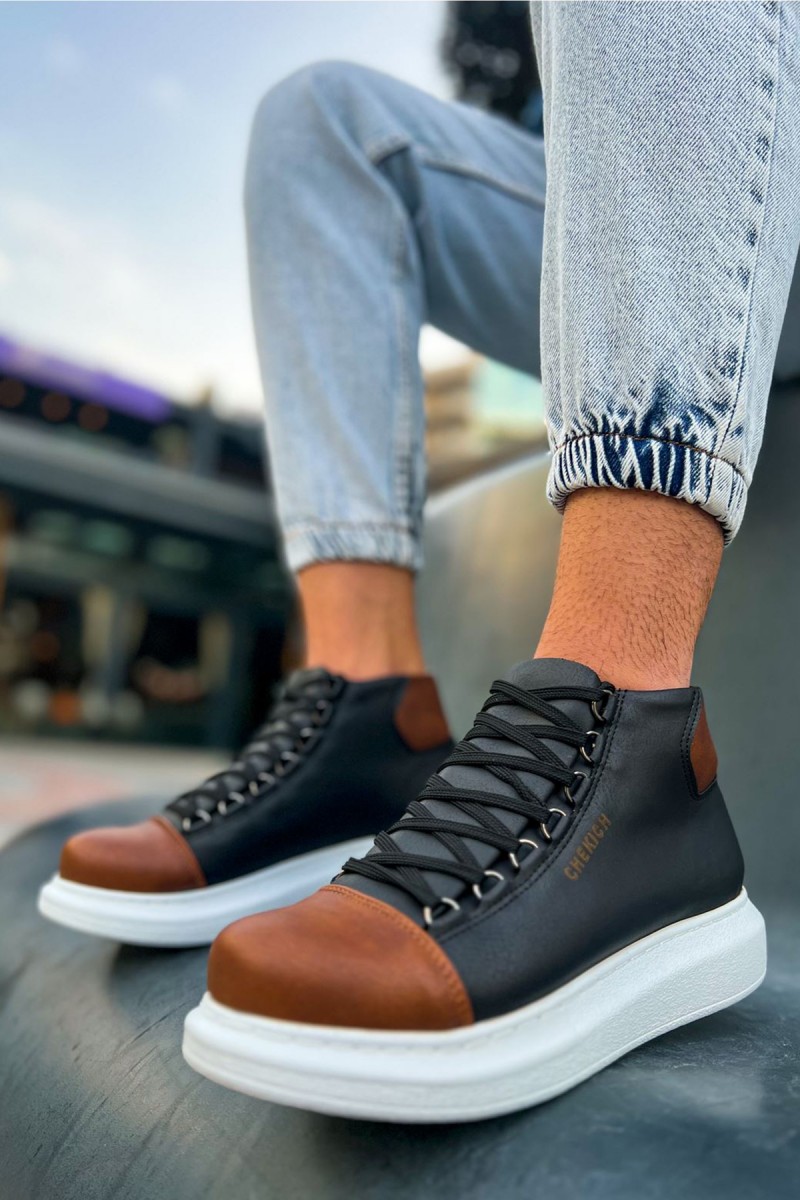 Men’s Boots - Black Tan - Enzo