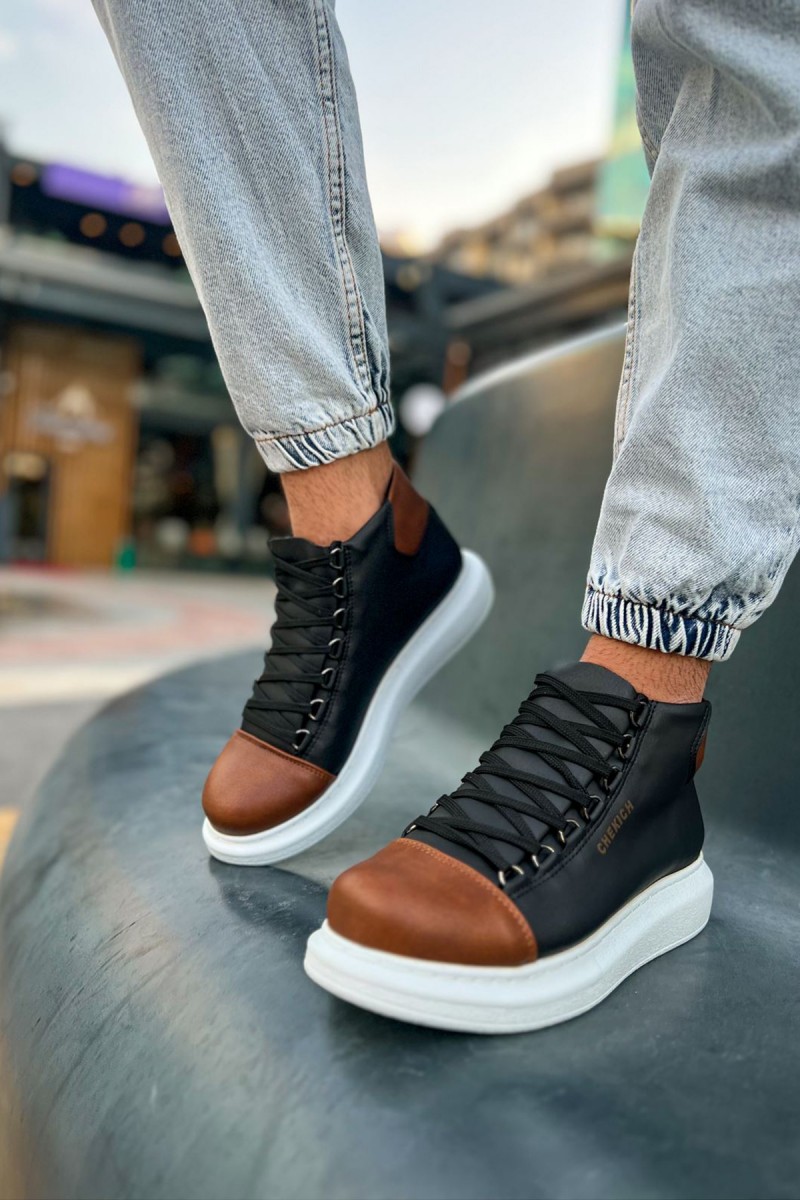 Men’s Boots - Black Tan - Enzo