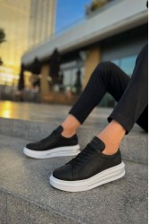 Mens Sneakers - Black White - 271