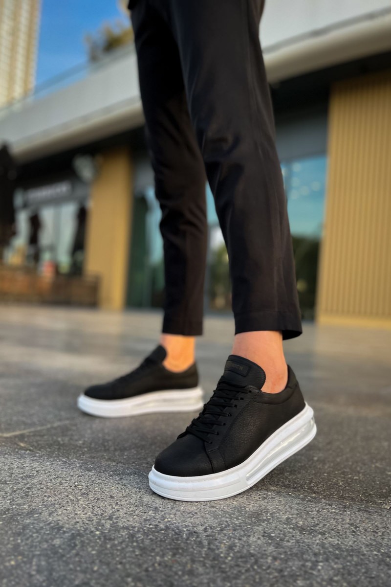 Mens Sneakers - Black White - 271