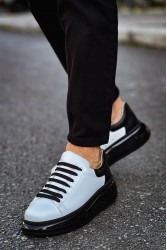 Mens Sneakers - White Black - 295 - 2